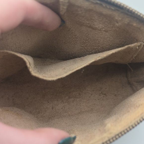 Louis Vuitton Brown Signiture Mono Small Cosmetic Pouch (FAIR/POOR)(COA)REHAB✨️ - Picture 8 of 13